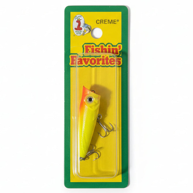 Creme Top Water Popper