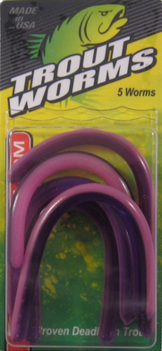 Trout Worms 5 piece