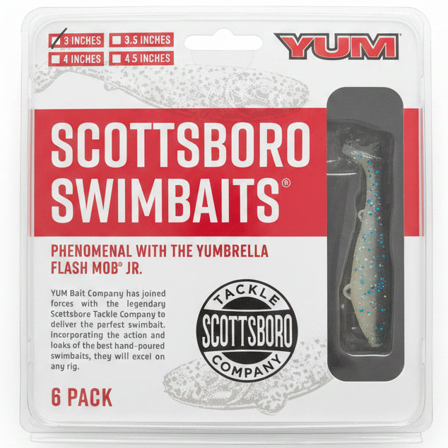 Yum Scottsboro 3" Swimbaits 6 Pack