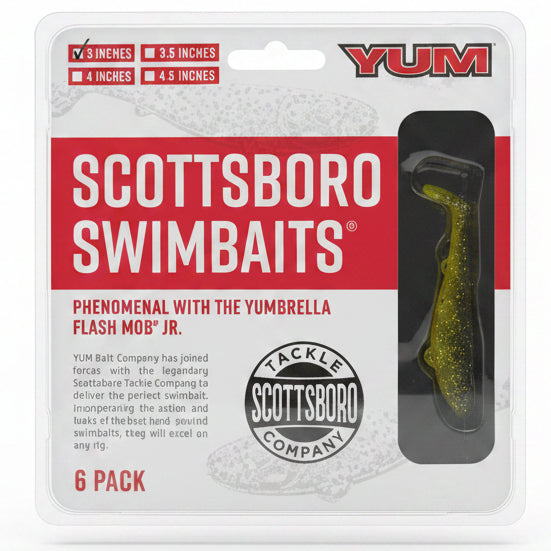 Yum Scottsboro 3" Swimbaits 6 Pack