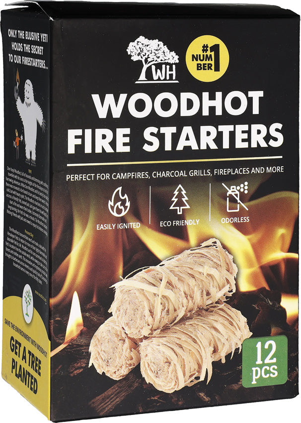 Woodhot 12 pack Fire Starters