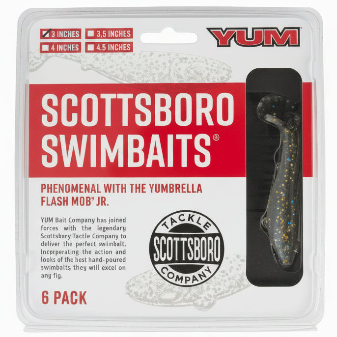 Yum Scottsboro 3" Swimbaits 6 Pack