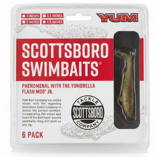 Yum Scottsboro 3" Swimbaits 6 Pack