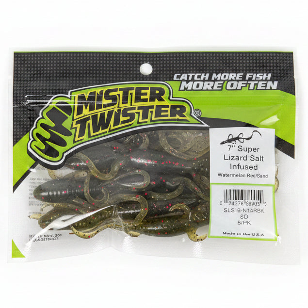 Mister Twister 7" Super Lizards 8 Pack