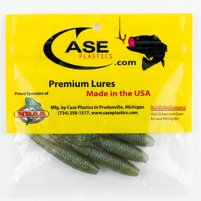 Case Plastics Curly Tail Grubs