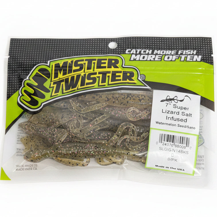 Mister Twister 7" Super Lizards 8 Pack